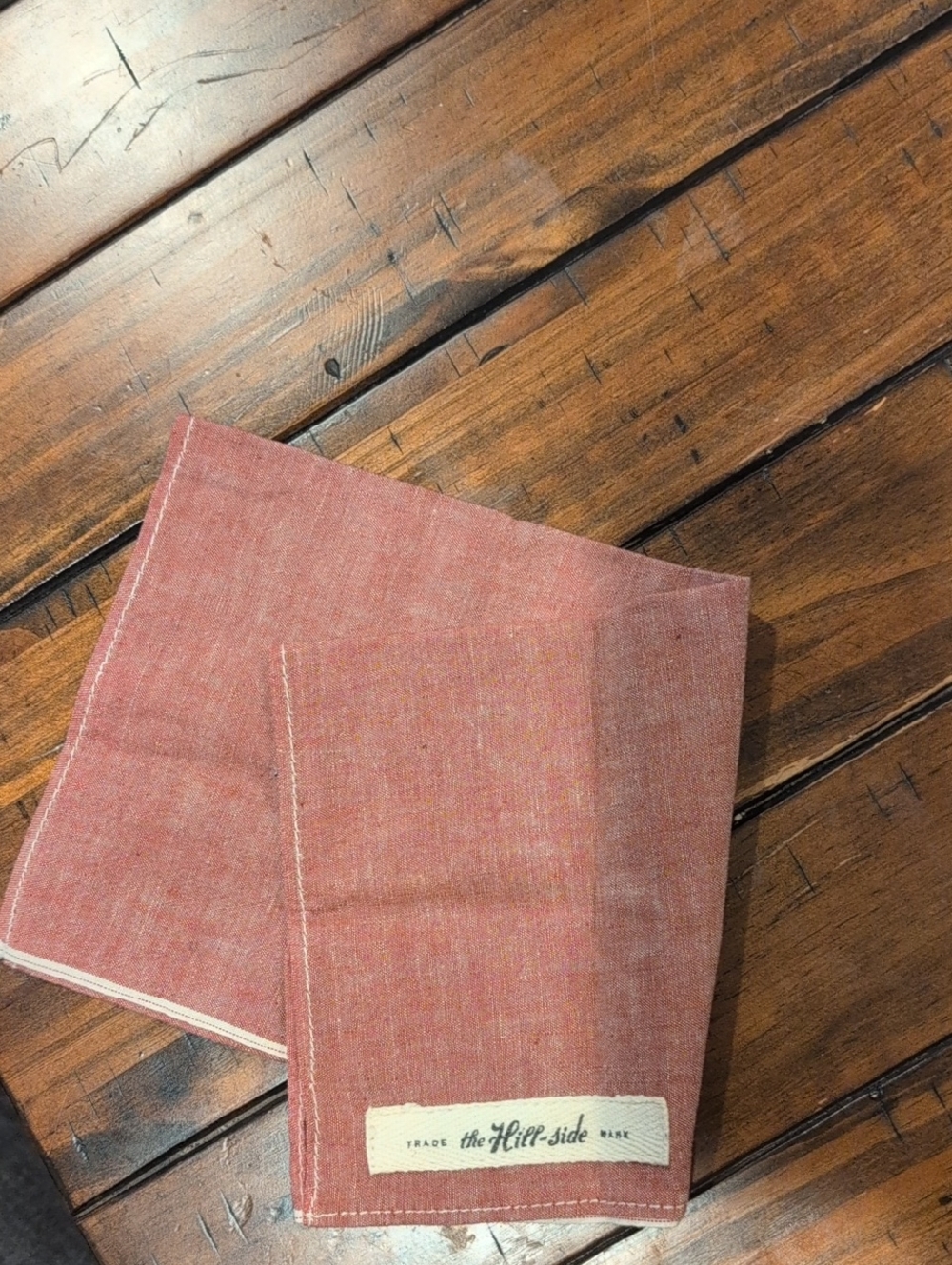 The Hill-side Selvedge Chambray Pocket Square